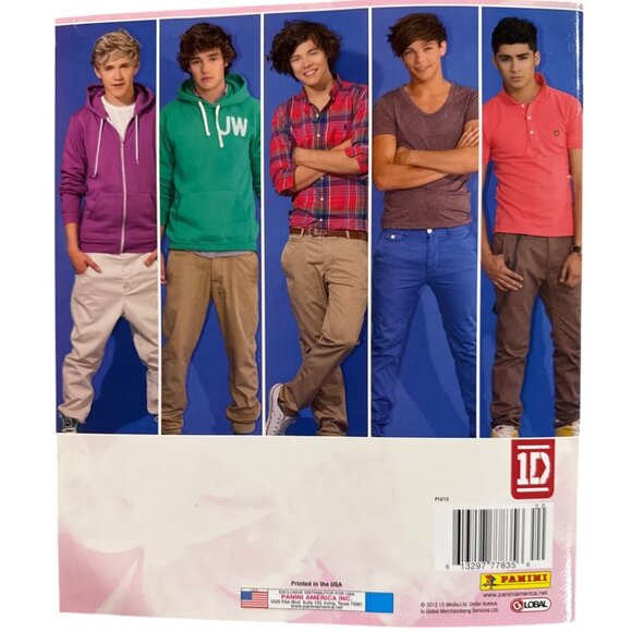 1D One Direction GROUP 10.5" x 9" Sticker Book w/Centerfold POSTER w/10 STICKERS - Picture 2 of 16